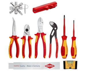 KNIPEX Juego de extensión Electro 1 10 piezas, 00 20 90 V01