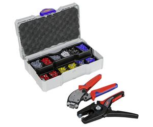 Knipex Juego de terminales de cable con Twistor16 y PreciStrip16