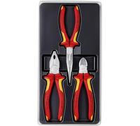Knipex Juego Electro 1 x 03 06 180, 1 x 26 16 200, 1 x 70 06 160, 00 20 12