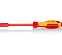 KNIPEX Llave de vaso con mango destornillador aislados con fundas multicomponentes, según norma VDE 237 mm, 98 03 07