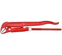 KNIPEX Llave para tubos a 45° recubierto de pintura pulverizada, rojo 320 mm, 83 20 010