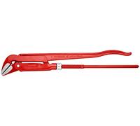KNIPEX Llave para tubos a 45° recubierto de pintura pulverizada, rojo 570 mm, 83 20 020