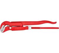 KNIPEX Llave para tubos en forma de S recubierto de pintura pulverizada, rojo 320 mm, 83 30 010