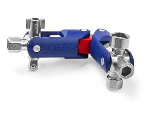 KNIPEX Llave universal JointKey Quadro para sistemas de paso estándar 63 mm, 00 11 06 V04