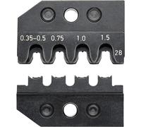 KNIPEX Mordaza intercambiable Para conectores de la serie AMP Superseal 1.5 de Tyco Electronics, 97 49 28