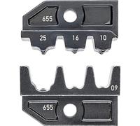 Knipex 97 49 09 Juego de dados de crimpado para terminales de tubo