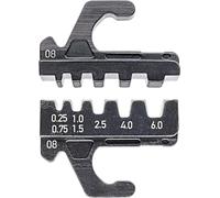 KNIPEX Mordaza intercambiable para punteras huecas aisladas y no aisladas 0,25 - 6 mm², 97 39 08