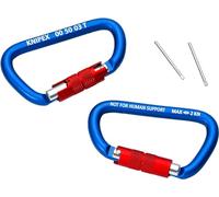 KNIPEX Mosquetón 2 piezas 82 mm, 00 50 03 T BK