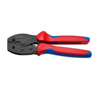 KNIPEX PreciForce Alicate para crimpar terminales para conectores MC4/MC4 EVO 2 con mangos multicomponente 220 mm, 97 52 42