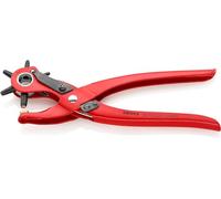 KNIPEX Sacabocados de revolver recubierto de pintura pulverizada, rojo 220 mm, 90 70 220 EAN