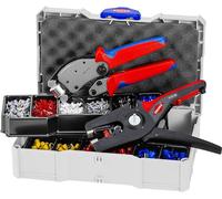 Knipex Surtido de crimpado para punteras huecas 97 90 14, 11 piezas, 265 mm