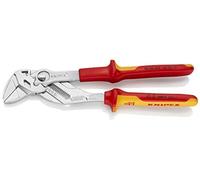 Knipex Alicate tenaza 86 06 250 – 250 mm cromado aislado VDE con fundas multicomponentes