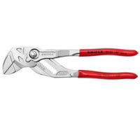 KNIPEX Tenaza llave alicate y llave en una sola herramienta cromado recubiertos de plástico 180 mm, 86 03 180