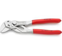KNIPEX Tenaza llave mini alicate y llave en una sola herramienta cromado recubiertos de plástico 125 mm, 86 03 125