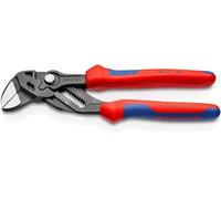 KNIPEX Tenazas llave alicate y llave en una sola herramienta con cartulinas autoservicio con mangos multicomponente, 86 02 180 SB