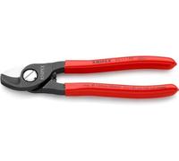 KNIPEX Tijeras cortacables con cartulinas autoservicio recubiertos de plástico 165 mm, 95 11 165 SB