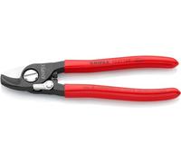 Knipex Tijeras cortacables 95 21 165 – 165 mm, con muelle de apertura, recubiertas de plástico