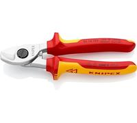 Knipex Tijeras cortacables cromadas aisladas con fundas multicomponente