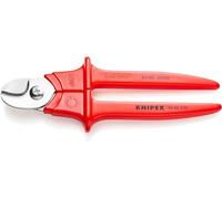 Knipex Tijeras cortacables 95 06 230 – mangos aislados con revestimiento plástico 230 mm VDE