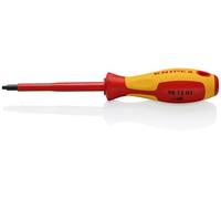 KNIPEX Tools 98 12 02 R2 - Destornillador cuadrado de 4 pulgadas, 1000 V aislado