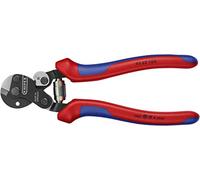 KNIPEX Tools - Cortadores de cuerda de alambre, multicomponente (9562160), 6 pulgadas, con cerradura y resorte