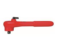 KNIPEX Tools - Llave de trinquete reversible, unidad de 38 pulgadas, aislada de 1000 V (9831)