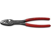Knipex twingrip alicate de agarre frontal ajustable negro atramentado,
