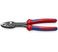 Knipex Alicate TwinGrip de agarre frontal y lateral ajustable 200 mm, negro atramentado