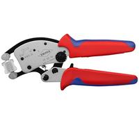 Knipex Alicate Twistor16 autoajustable para crimpar punteras huecas, mangos multicomponente