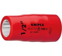 KNIPEX Vaso (doble hexágono) con cuadradillo 1/2" 55 mm, 98 47 1/2"