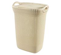 Curver Cesta para la ropa Knit 57 l Blanco Plástico