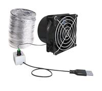 Knowlife Extractor De Aire - Extractor De Humos Con Función Absorción | Ventilador Mini Portátil De Aire Para Cocina Baño Ventana Y Aseo
