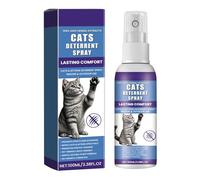 KOAHDE Spray Antiarañazos Gatos,100ML Spray Repelente Gatos para en Interiores y Exteriores,Sprays Ahuyentador de Gatos Que Rascan Interiores y Exteriores,Protege Muebles