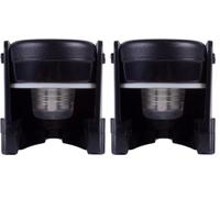 Koala Internatioal 6627Nn01 Tapón Hermético Para Champagne, Negro (Paquete de 2)