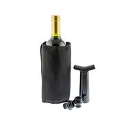 Koala Spain Set Wine Saver (4 Piezas), 1 Manga Enfriadora de Vino, 1 Bomba de Vacío con 2 Tapones con Registro de Fecha