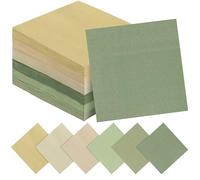 Kochorie 150 servilletas de cóctel para bebidas y almuerzo, color verde salvia, servilletas de papel de 2 capas para recuerdos de fiesta, 6 colores