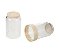 KOCKSHION 2piezas Tazas De Lavado De Viaje Transparentes Portátiles Para Cepillos De Dientes Vaso De Baño Para Enjuague Bucal Fácil De Limpiar Para Uso Casa y Viajes