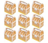 KOCKSHION Cajas de Obsequio Plegables de Papel para Fiesta Temática Pirata, Set de 20 Unidades Asa, Contenedores para Dulces y Cupcakes, Decoración para Halloween y Juegos de Rol