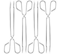 KOCKSHION Pinzas para Basura Herramienta Portátil Tipo Tijera de Acero Inoxidable 32 Cm, Set de 4 Unidades para Recoger Residuos Varios estilos en Exteriores, Camping, Varios estilos