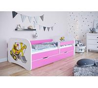 KOCOT KIDS babydreams 2 Días de Madera de ingeniería, Rosa, Cama Infantil