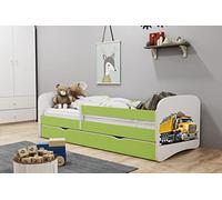 KOCOT KIDS babydreams 2 Días de Madera de ingeniería, Verde, Cama Infantil