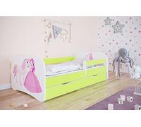 KOCOT KIDS babydreams 2 Días de Madera de ingeniería, Verde, Cama Infantil