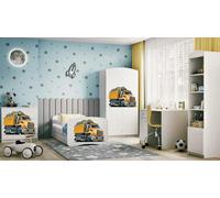 KOCOT KIDS Babyydreams 2 Días Madera de Ingeniería, Blanco, Cama Infantil