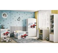 KOCOT KIDS Babyydreams 2 Días Madera de Ingeniería, Blanco, Cama Infantil