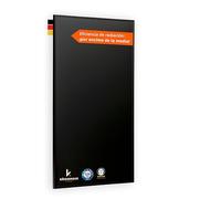 Könighaus calefactor infrarrojo Black Edition - 300 Watt | TÜV SÜD, 5 años de garantía, doble protección contra sobrecalentamiento, listo en 2-4 min