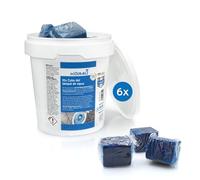 kör4u 60 cubos de depósito de agua azules contra la cal y los depósitos en el inodoro