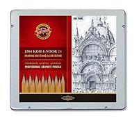 Koh-I-Noor 1504 - Lápices de grafito, 24 unidades