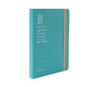 Kokonote Agenda 2023 semana vista A5 Color Fun Blue essential - Planificador semana vista vertical, 13 meses - Agenda azul 2023 - Agenda A5 | Planner 2023 - Agenda anual 2023 - Agenda Kokonote