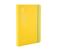 Kokonote Agenda 2023 semana vista A5 Color Fun Yellow essential - Planificador semana vista vertical, 13 meses - Agenda amarilla 2023 - Agenda A5 | Planner 2023 - Agenda anual 2023 - Agenda Kokonote