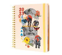 Kokonote Agenda 2023 semana vista Big Size Retro Fantasy - Agenda escritorio - Agenda anual 2023 - Agenda semanal │ Kokonote agenda 2023 - Agenda semana vista 17 meses - Papeleria bonita
